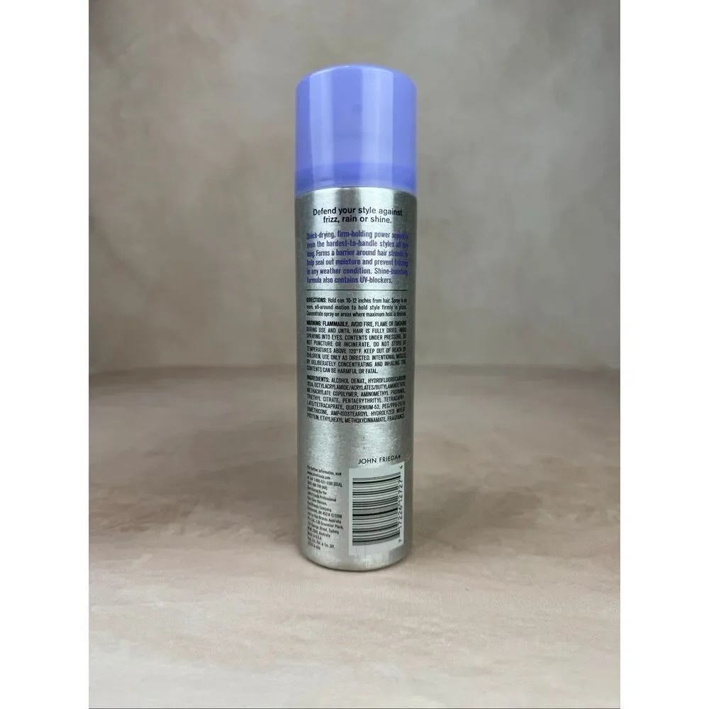 John Frieda Frizz Ease Moisture Barrier Firm Hold Hairspray Full DISCONTINUED